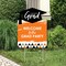 Big Dot of Happiness Orange Graduation Party Decorations - Grad Party Welcome Yard Sign